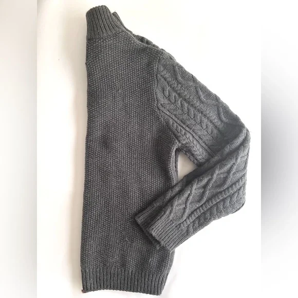 Canadiana Men's Quarter-Zip Cable Knit Sweater Size L - Picture 9 of 10